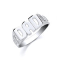 Silver DAD ID Ring