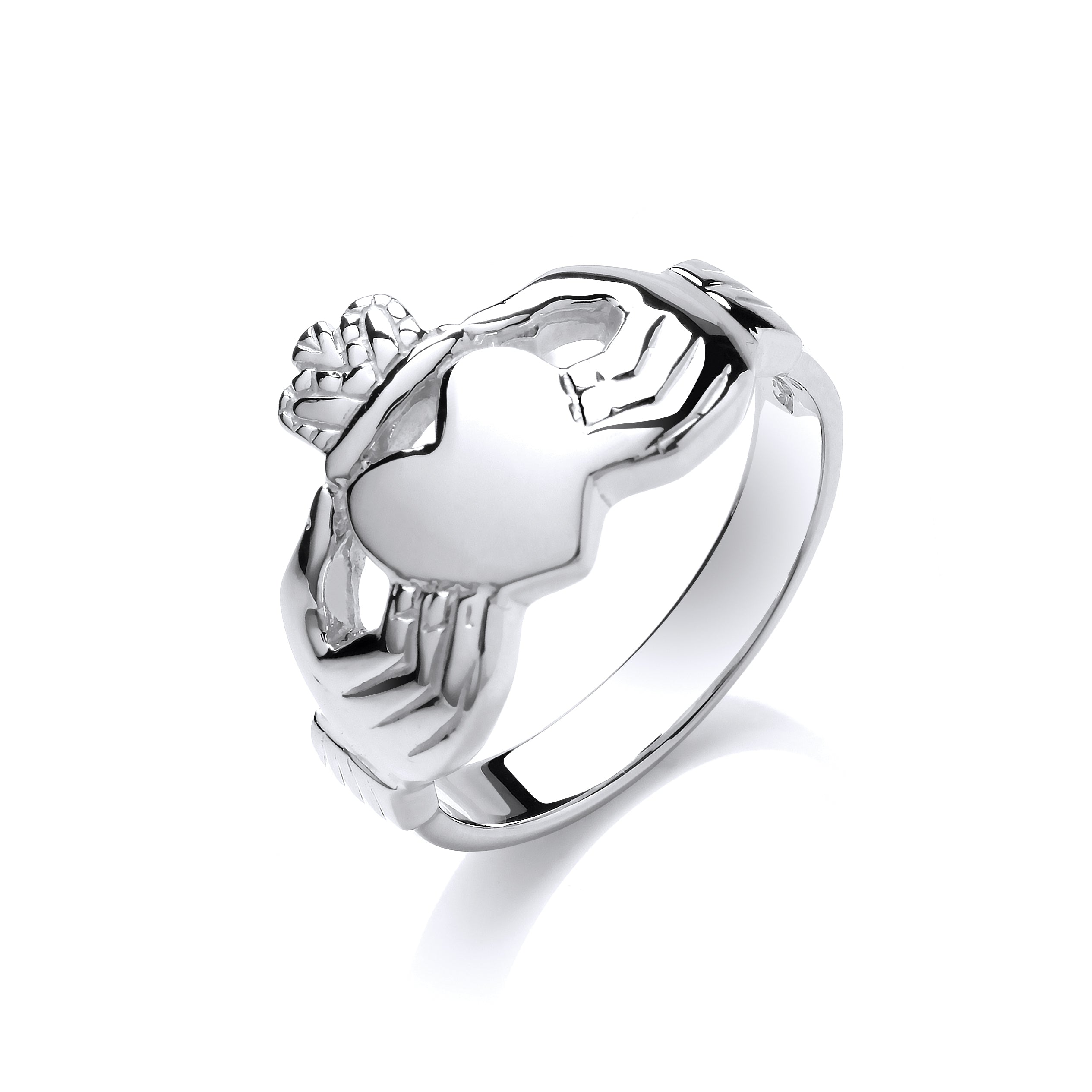 Silver Gents Claddagh Ring
