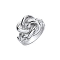 Silver Large Knot Ring