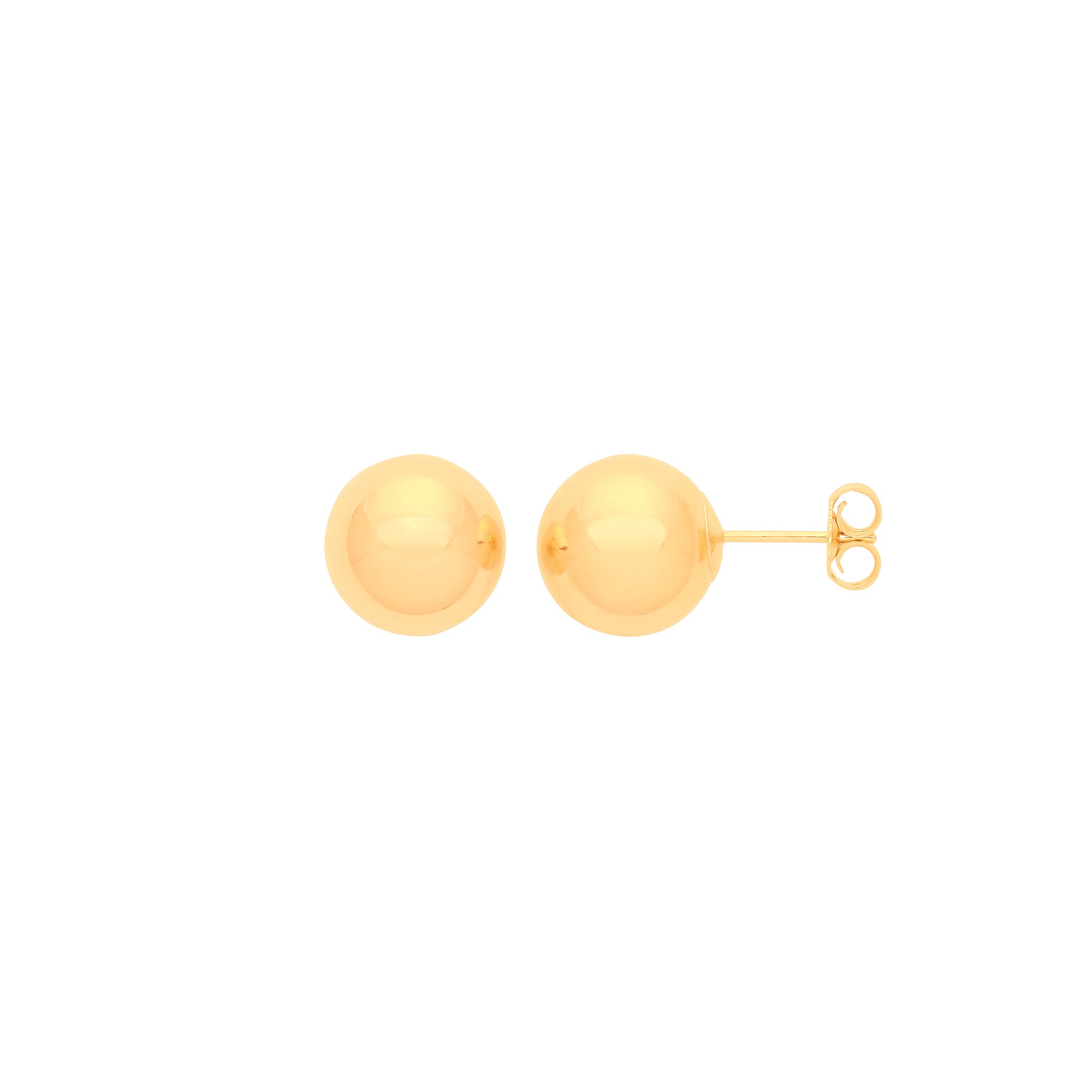 9ct Y/G 7mm Ball Studs