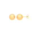 9ct Y/G 8mm Ball Studs