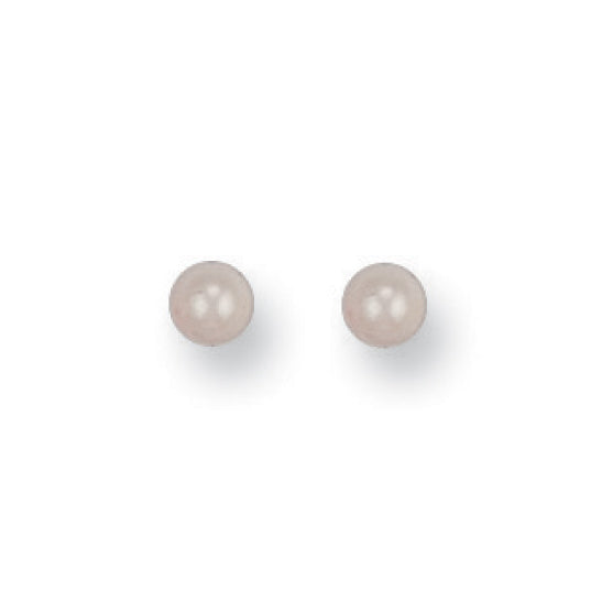 Y/G 4mm Cultured Pearl Studs