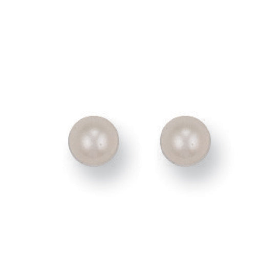 Y/G 5mm Cultured Pearl Studs
