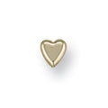 Y/G Heart Nose Stud