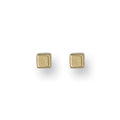 Y/G 3mm Square Cube Studs