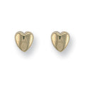 9ct Y/G Heart Studs