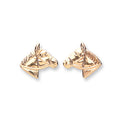 9ct Y/G Horse Studs