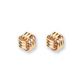 9ct Y/G Fancy Knot Studs