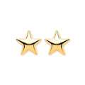 9ct Y/G Star Studs