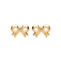 9ct Y/G Bow Studs