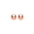 9ct R/G 6mm Ball Studs