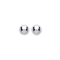 9ct W/G 6mm Ball Studs