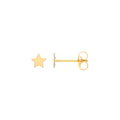 9ct Y/G Tiny Star Studs