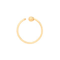 9ct Y/G Nose Hoop