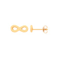 9ct Y/G Infinity Studs