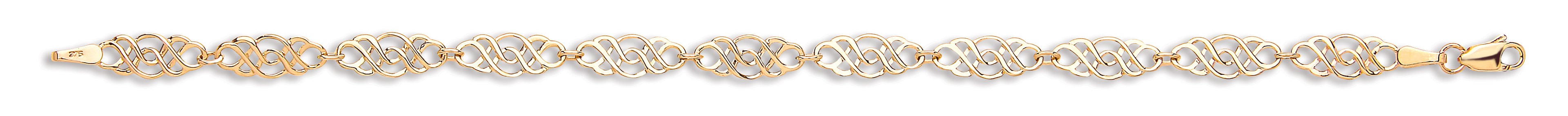 Y/G Celtic Link Ladies Bracelet