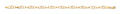 Y/G Cz Entwined Links Bracelet