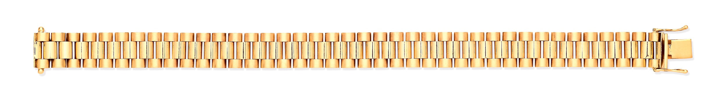 Y/G 14mm Fancy Link Gents Bracelet
