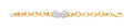 Y/G Belcher Links Cz Boxing Gloves Baby Bracelet