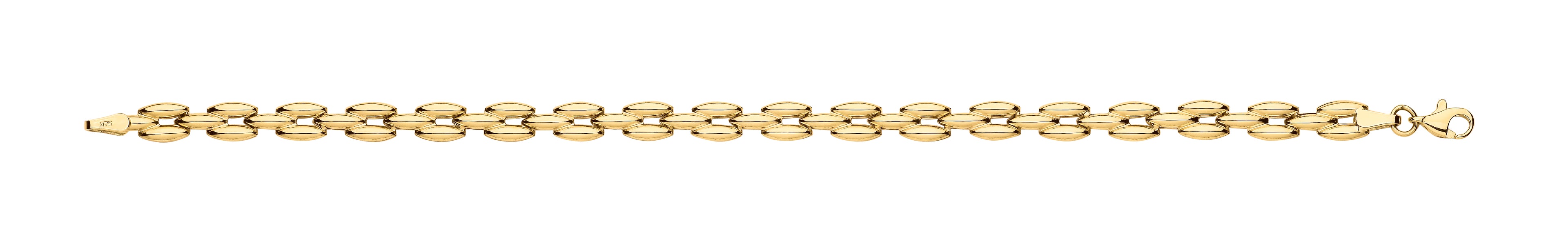 Y/G Panther Link Ladies Bracelet