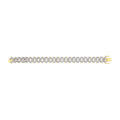 Y/G CZ Prong Cuban Gents 14.5mm Bracelet