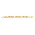 Y/G Stars & Bars Gents Large Link Bracelet