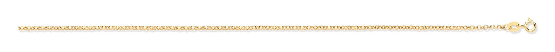 Y/G 2.0mm Round Hollow Belcher Chain