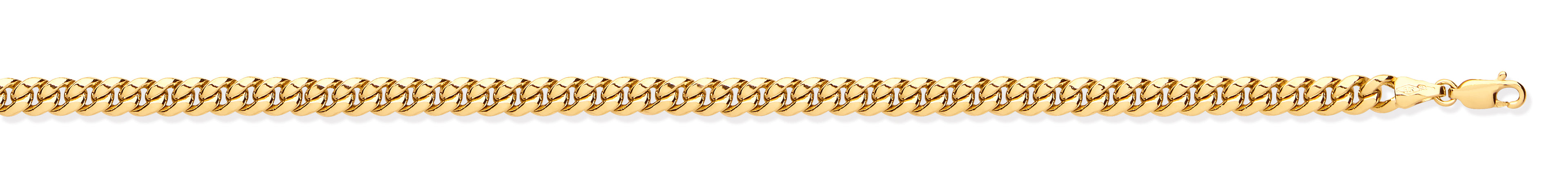 Y/G 5.4mm Hollow Domed Curb Chain