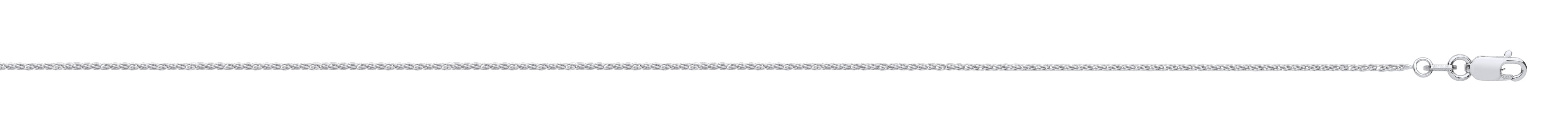 18ct W/G 1.0mm Spiga Chain