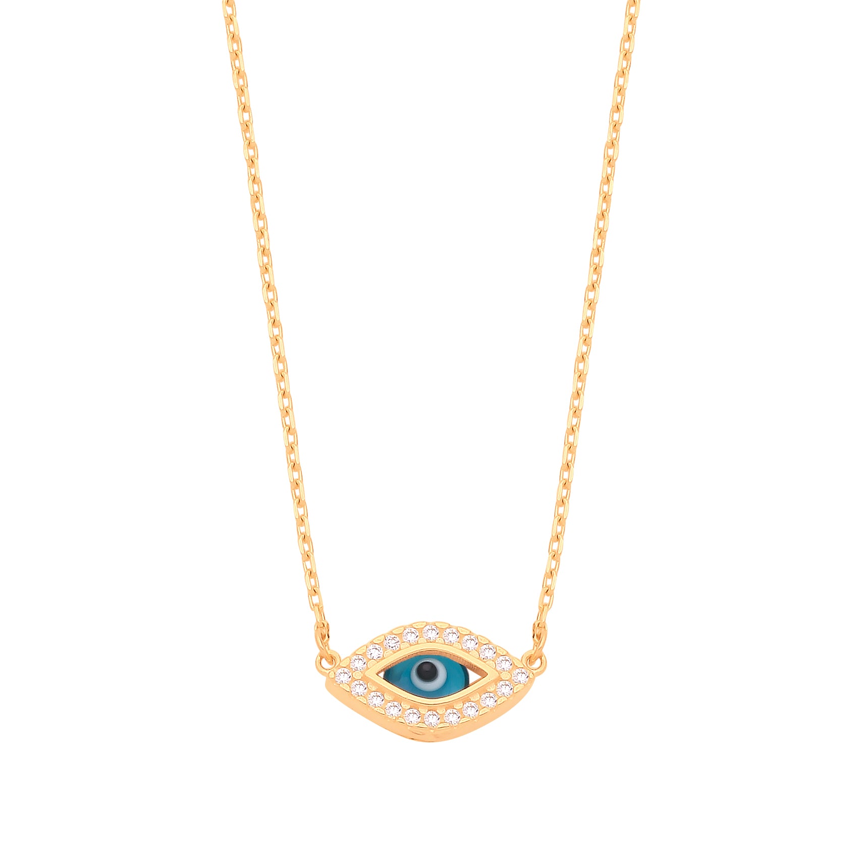 Y/G Evil Eye 17" Necklace