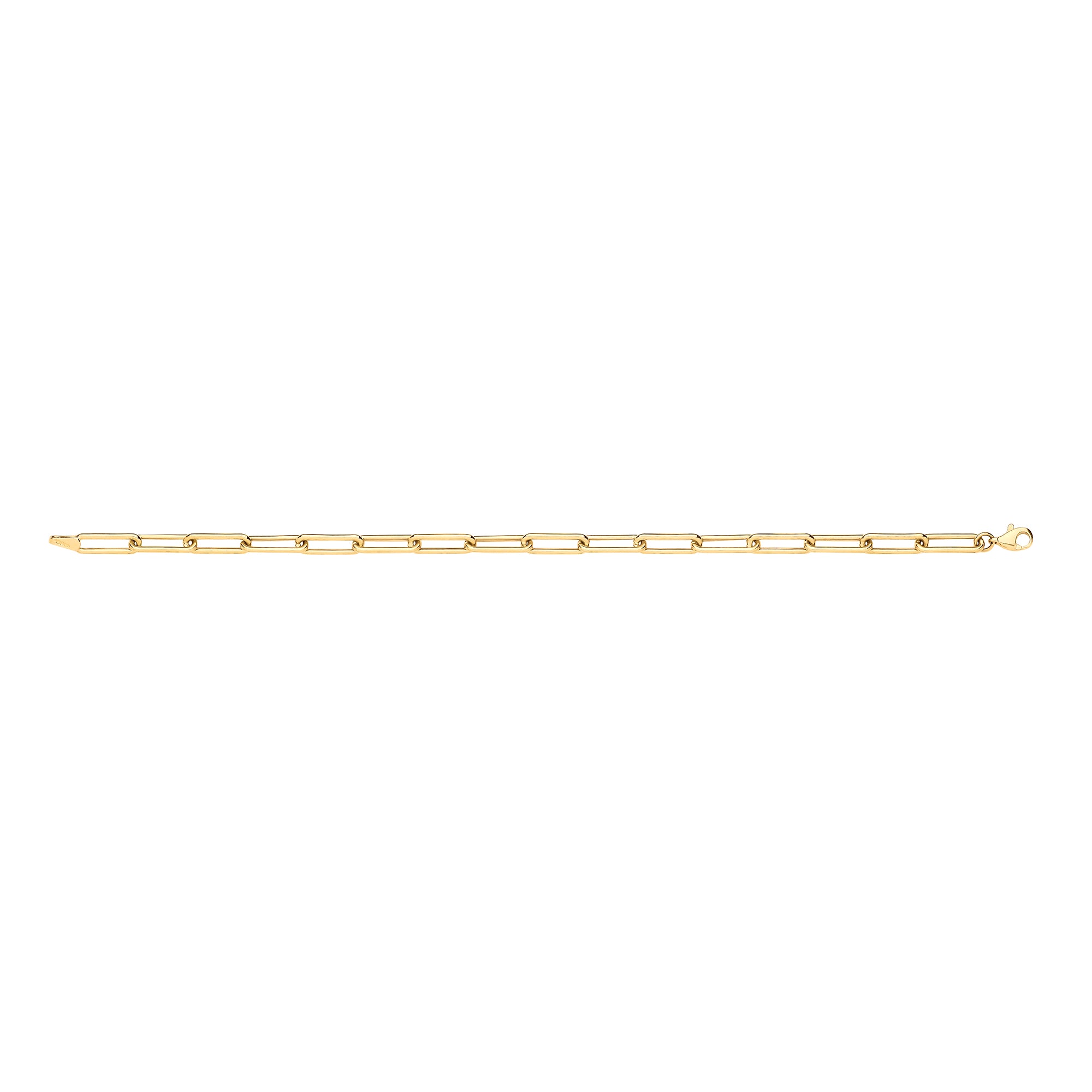 Y/G Paper Clip Hollow 4.6mm Necklace/Bracelet