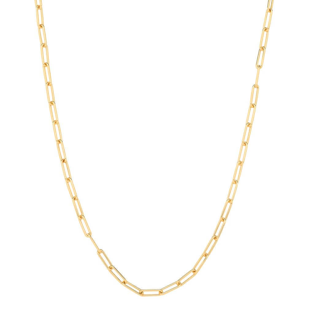 Y/G Paper Clip Hollow 4.6mm Necklace/Bracelet - view 2