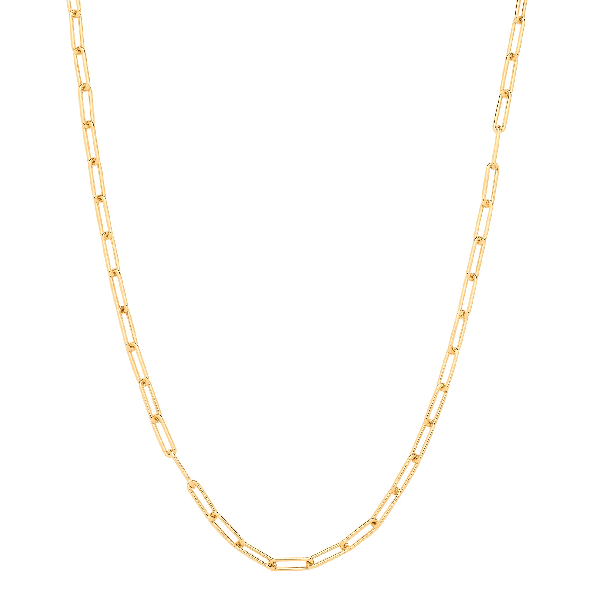 Y/G Paper Clip Hollow 4.6mm Necklace/Bracelet - view 2