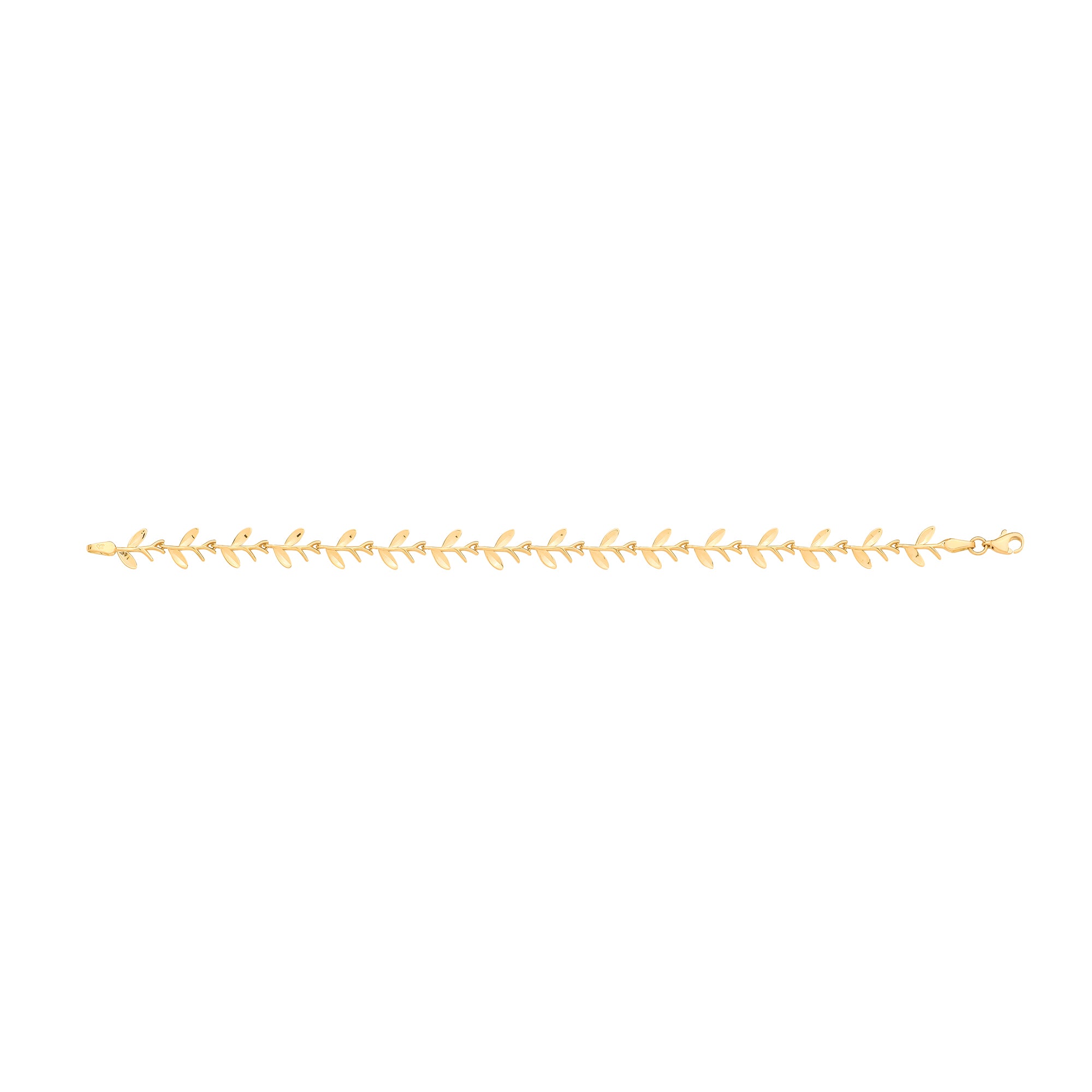 Y/G Leaf with Olives Motif Necklace/Bracelet