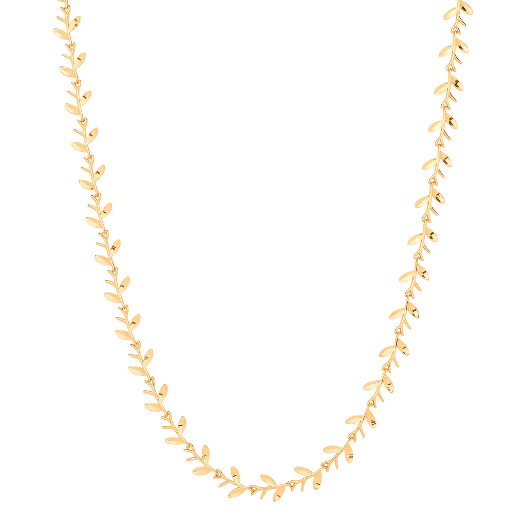 Y/G Leaf with Olives Motif Necklace/Bracelet - view 2