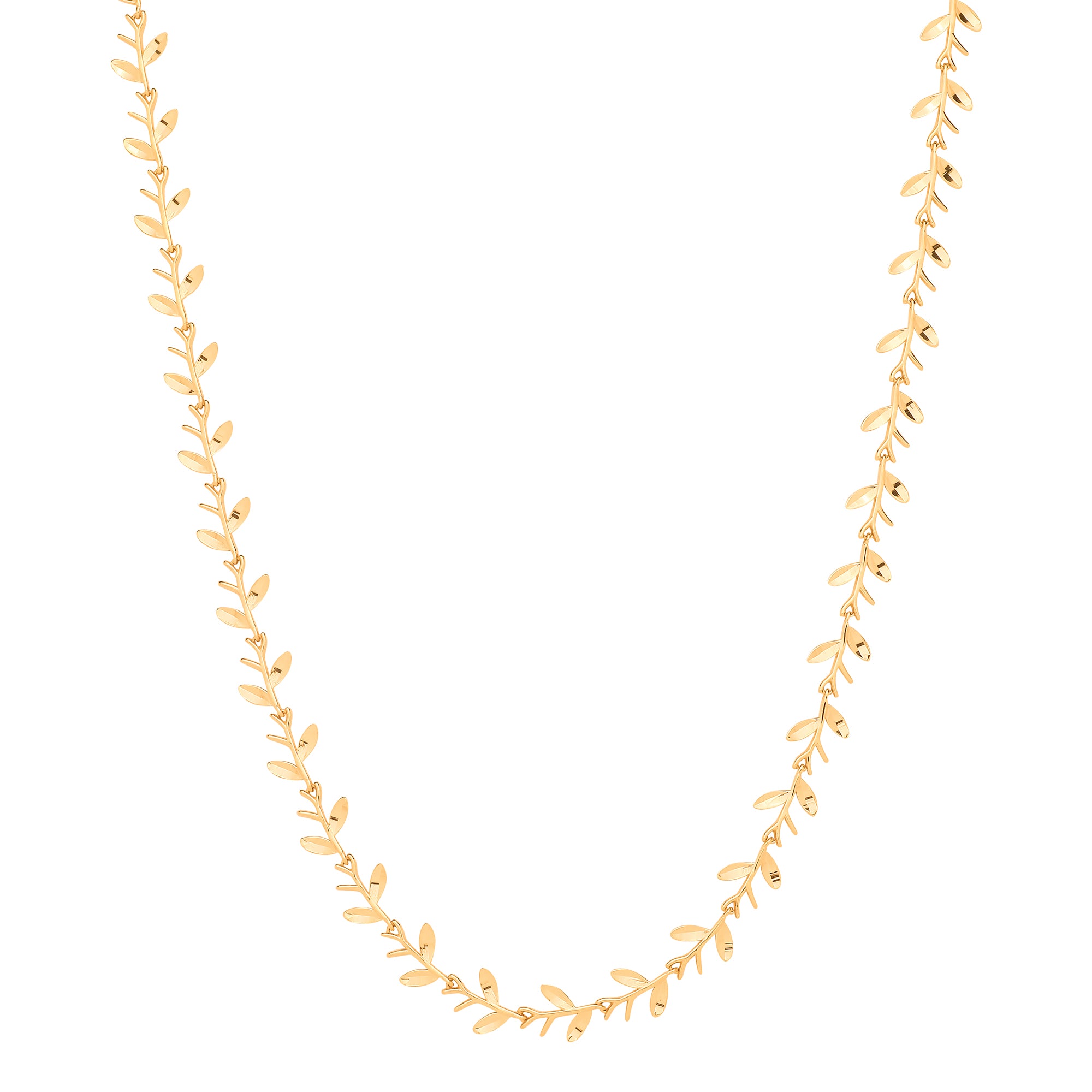 Y/G Leaf with Olives Motif Necklace/Bracelet - view 2