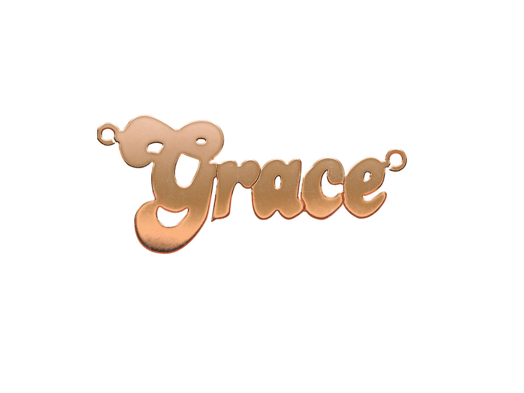 Y/G Large Banana Split Style Nameplate