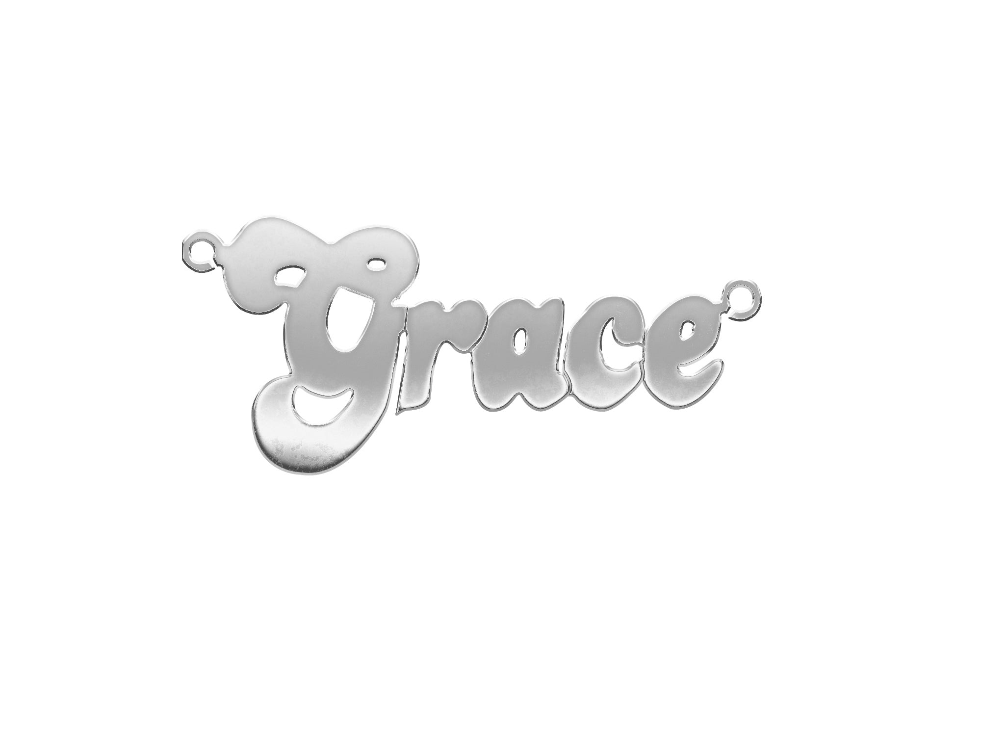 Y/G Large Banana Split Style Nameplate - view 2