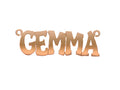 9ct Gold Large Hip Hop Style Nameplate