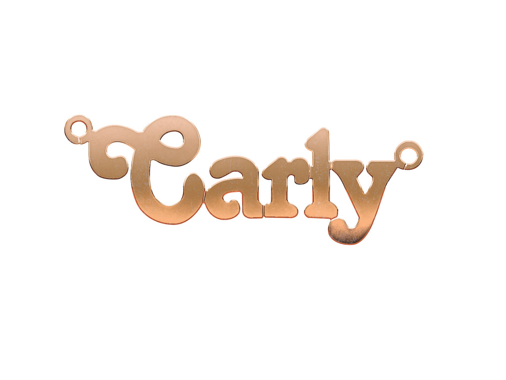 9ct Gold Medium Terra Nameplate