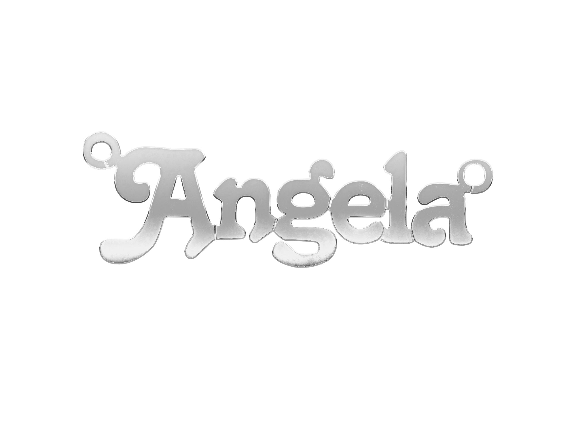 9ct Gold Small Terra Nameplate - view 2
