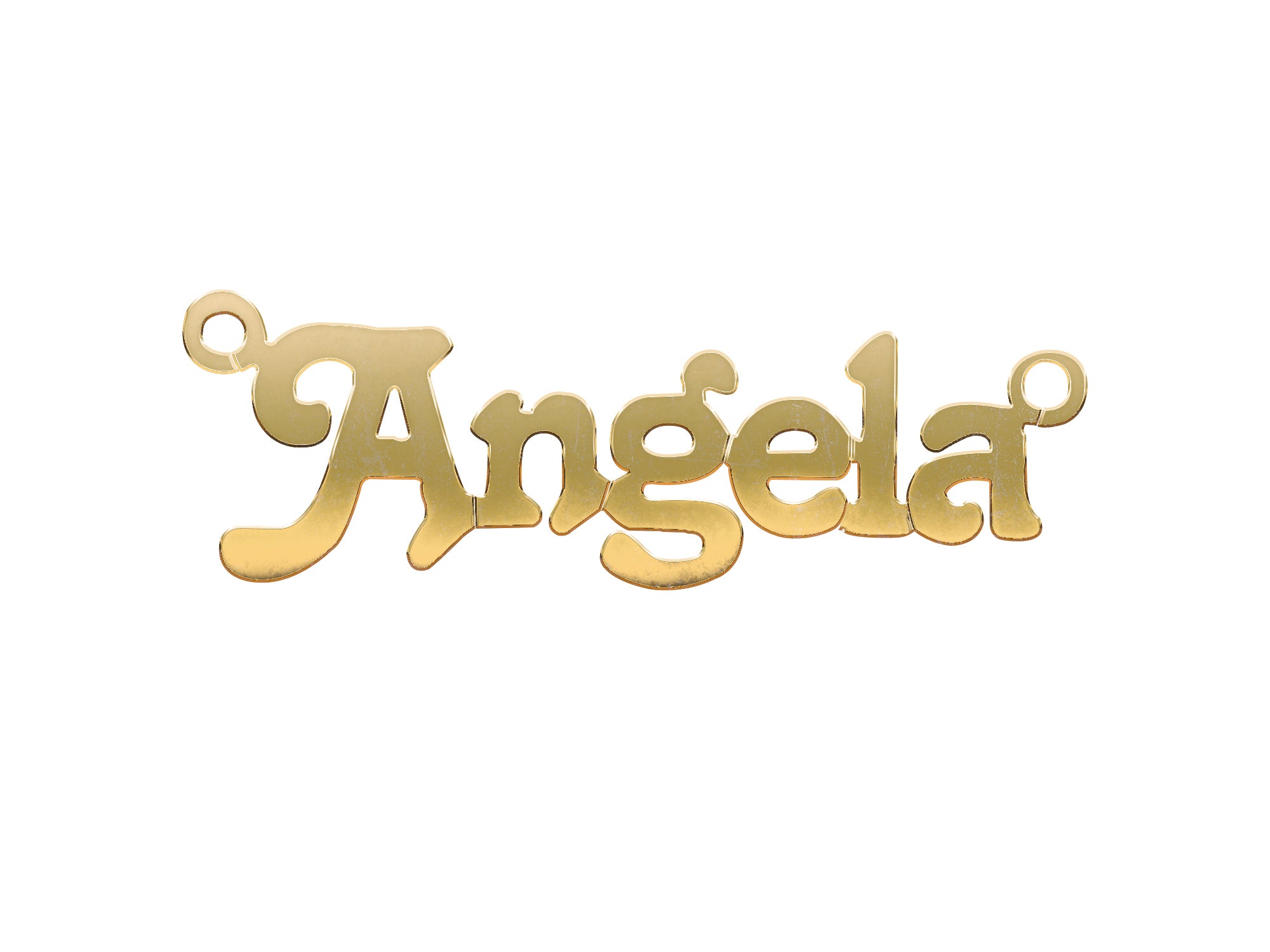 9ct Gold Small Terra Nameplate - view 3