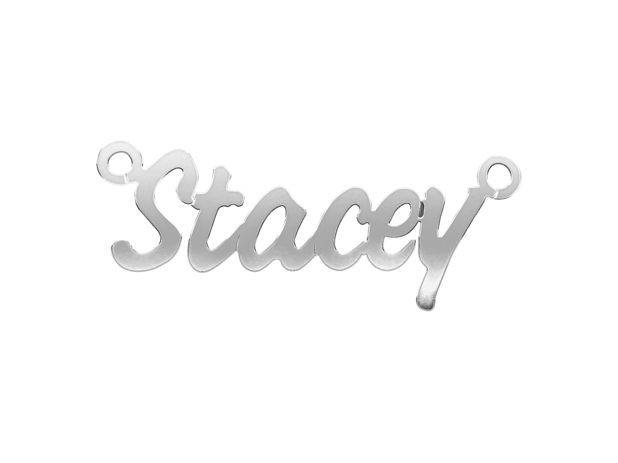 9ct Gold Small Challenge Nameplate - view 2