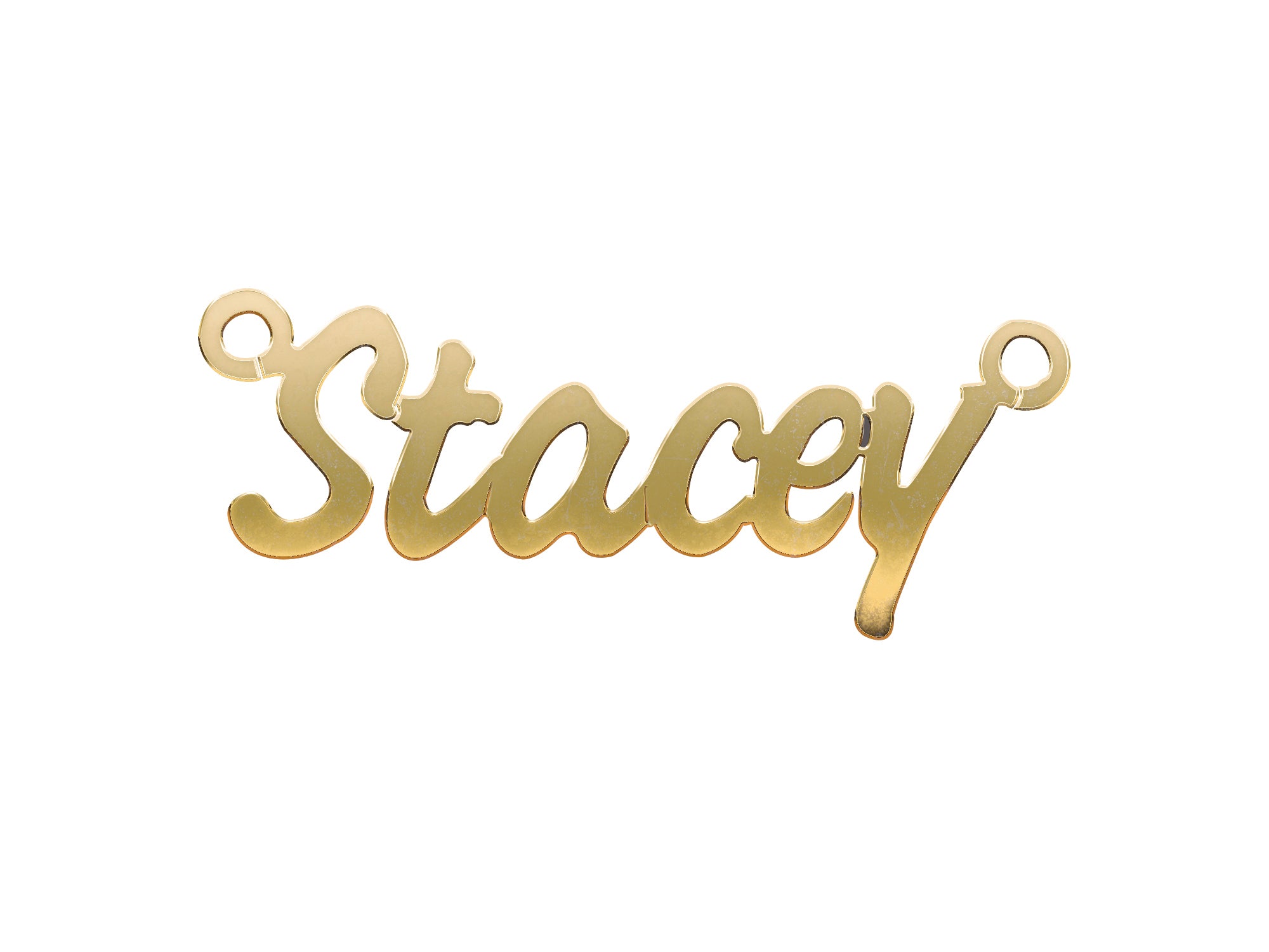9ct Gold Small Challenge Nameplate - view 3