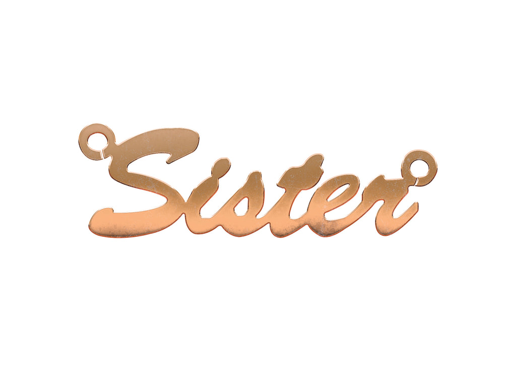 9ct Gold Small Script Nameplate