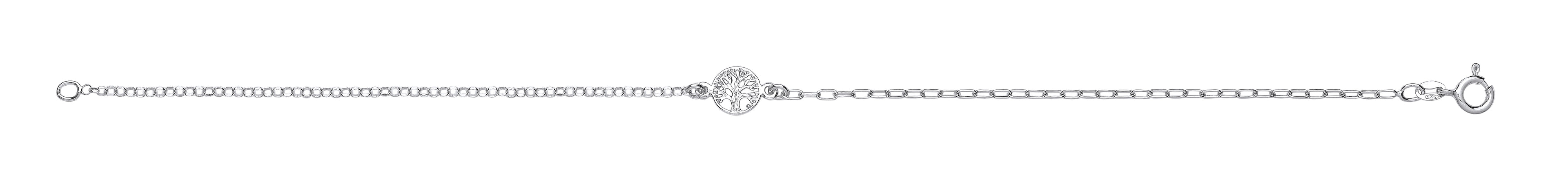 Silver Tree of Life Anklet