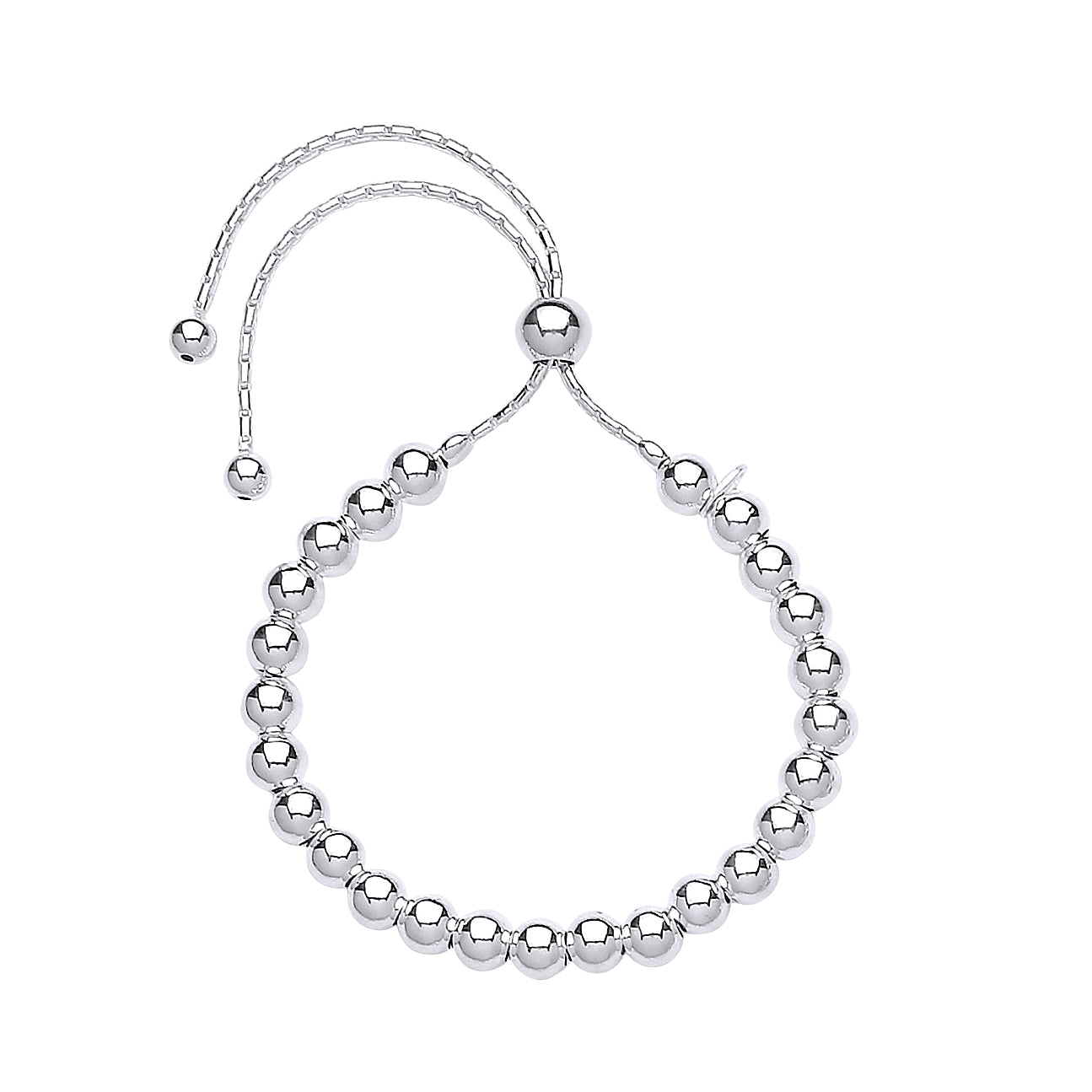 Silver Ball Friendship Bracelet