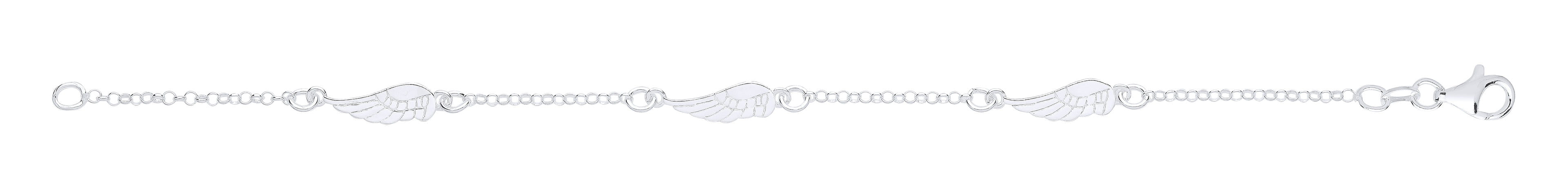 Silver Angel Wing Bracelet