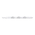 Silver CZ Boxing Gloves Baby Bracelet