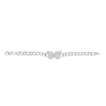 Silver CZ Butterfly Baby Bracelet